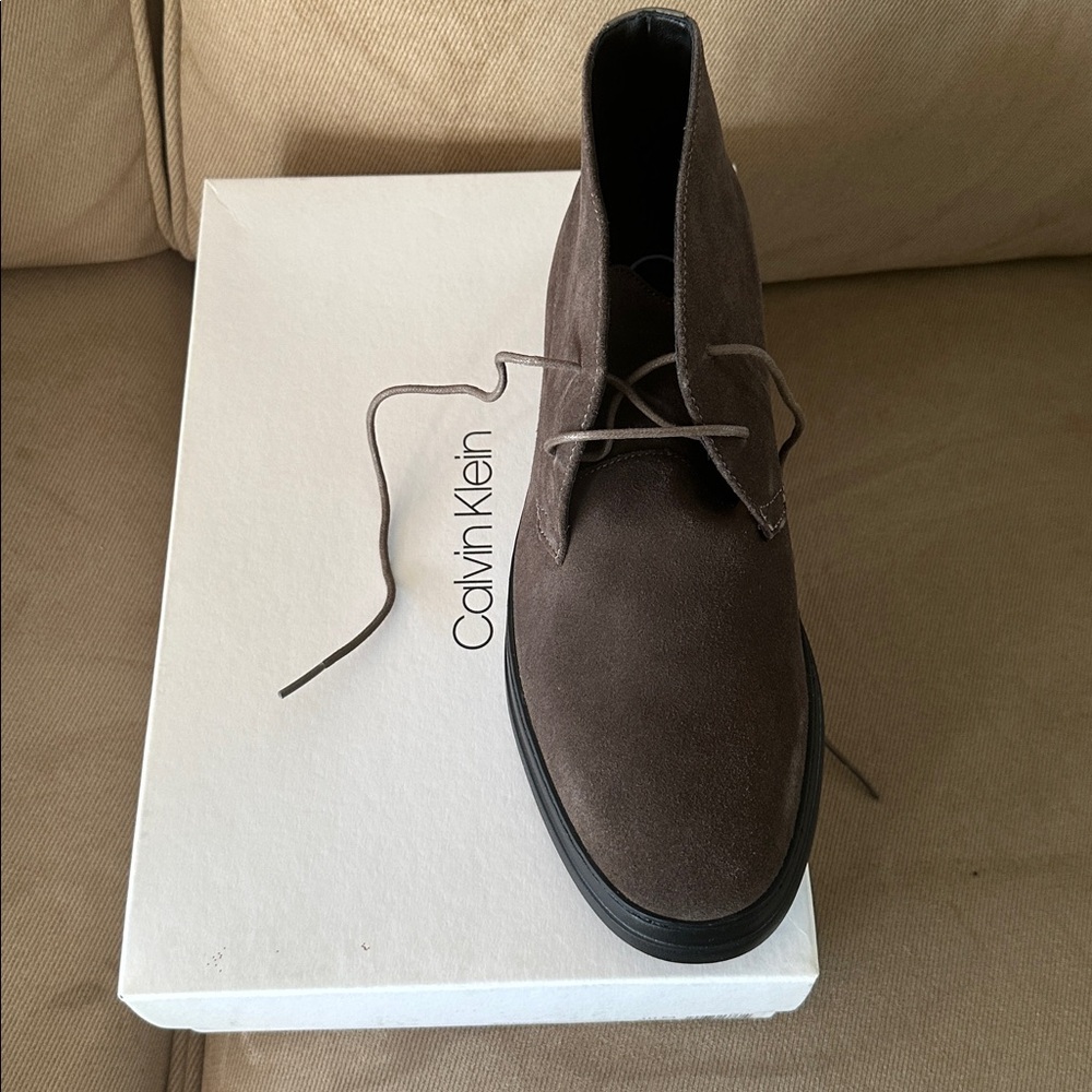 Men’s Rueben Calf Suede Shoes - never worn in original box